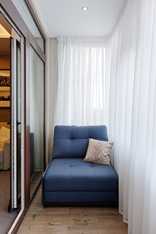 Реализованный проект уютной квартиры-студии 34 м2. Санкт-Петербург. ЖК "Клевер"