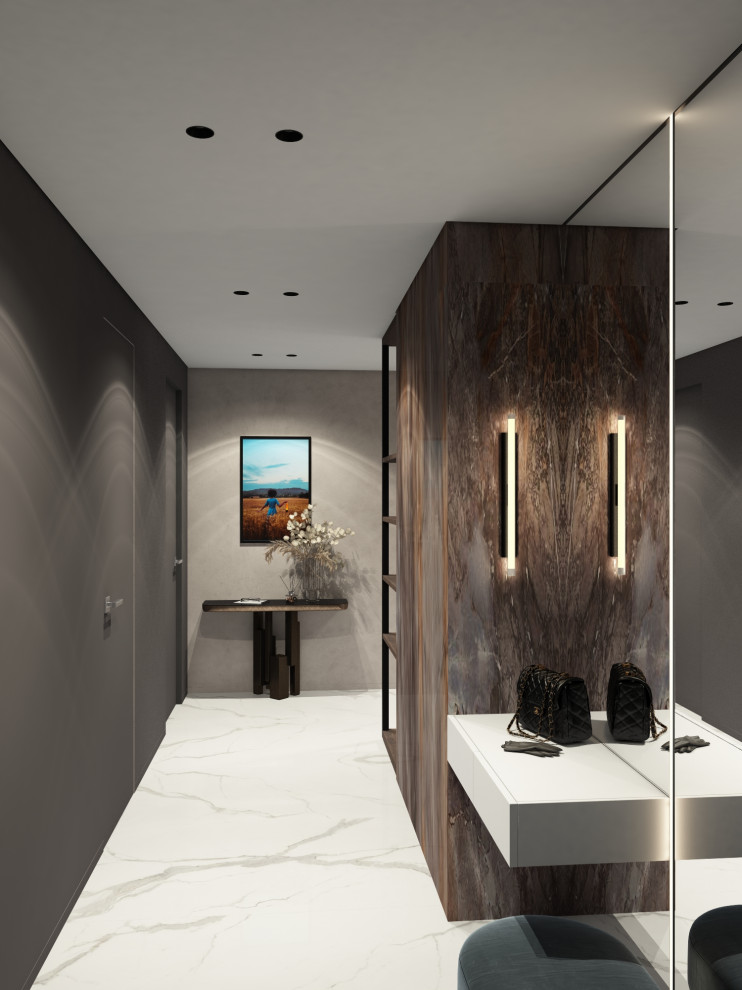 Современный хай тек. Пентхаус в Городе К.