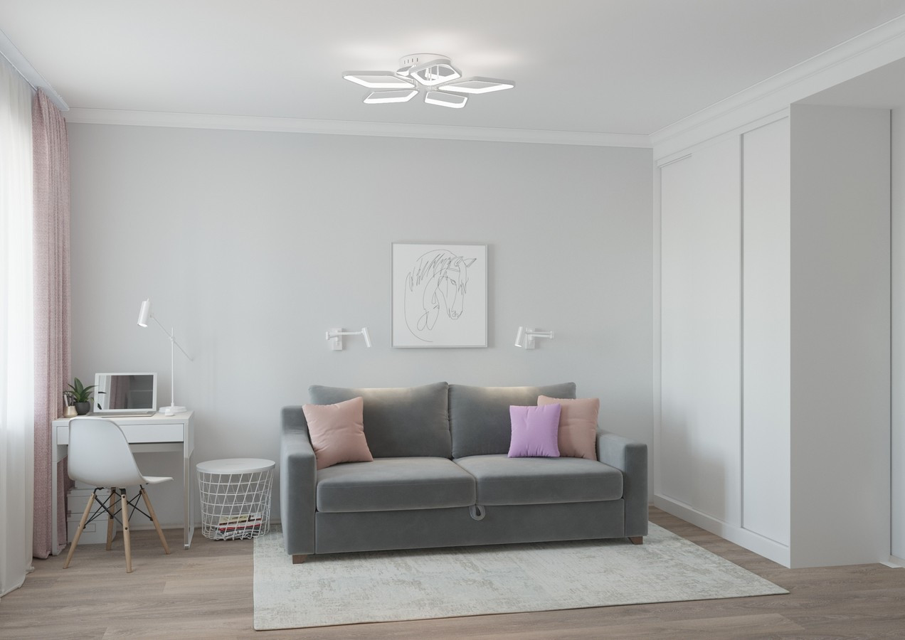 Дизайн трехкомнатной квартиры в панельном доме