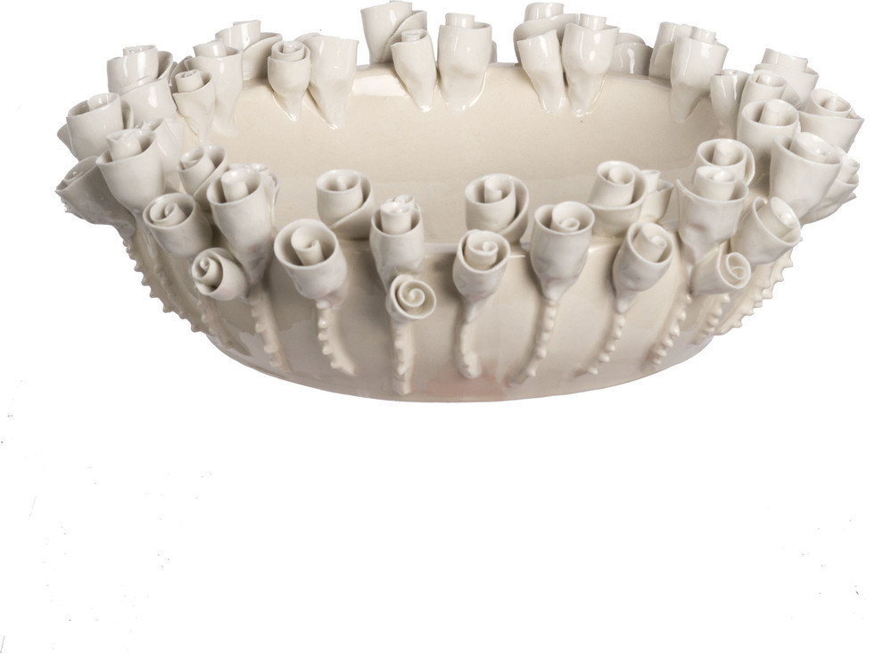 Marisol Decorative Bowl, White