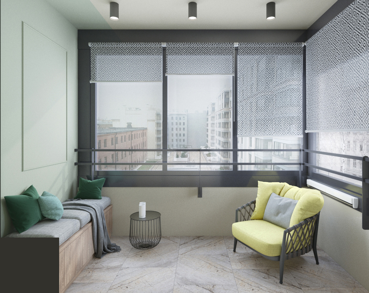 Квартира в доме ар-деко