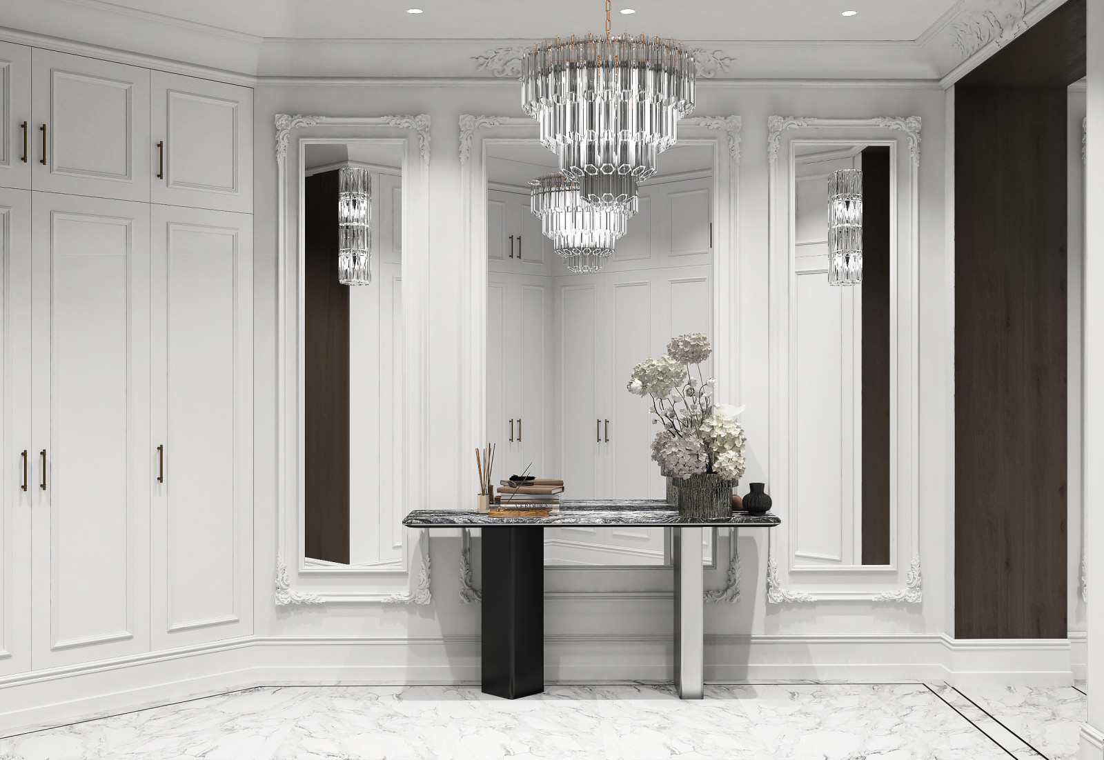 Драгоценная шкатулка, проект в стиле Арт-деко в ЖК Тихвин