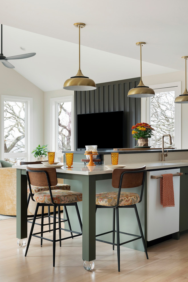 Home bar - contemporary home bar idea in Minneapolis