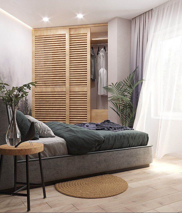 Дизайн-проект интерьера квартиры в г.Владивостоке ЖК "Алые паруса"