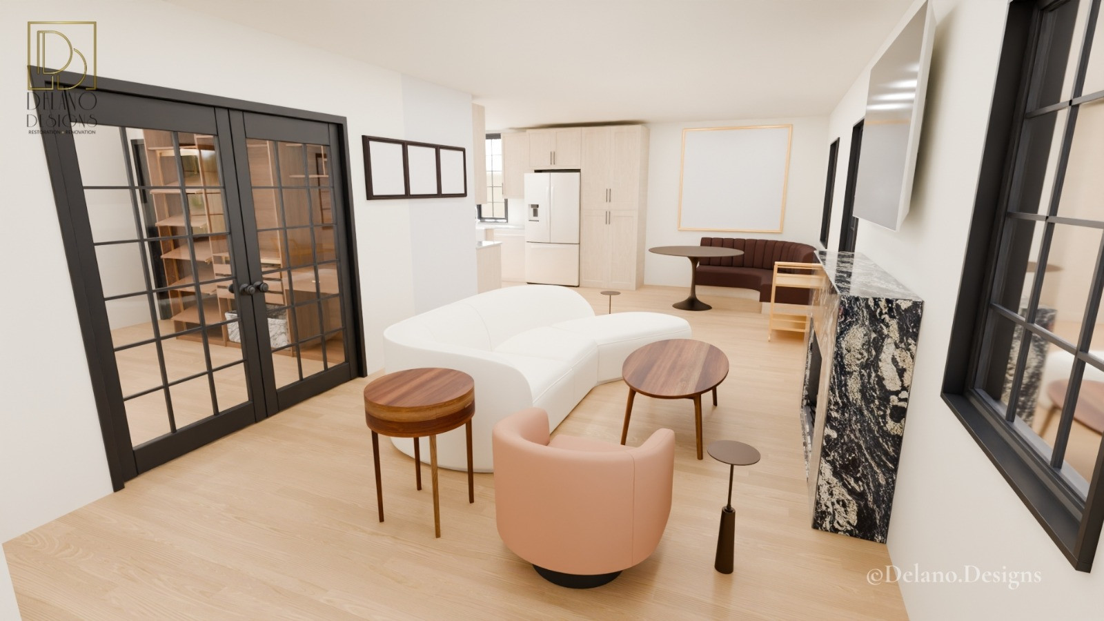 1960s home design photo in Atlanta