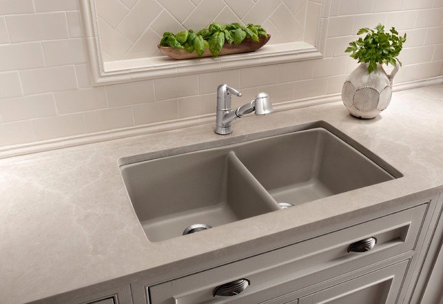 Blanco Silgranit Kitchen Sinks clasico-cocina