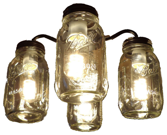 Mason Jar Ceiling Fan Light Kit New, Mason Jar Ceiling Fan Light Kit
