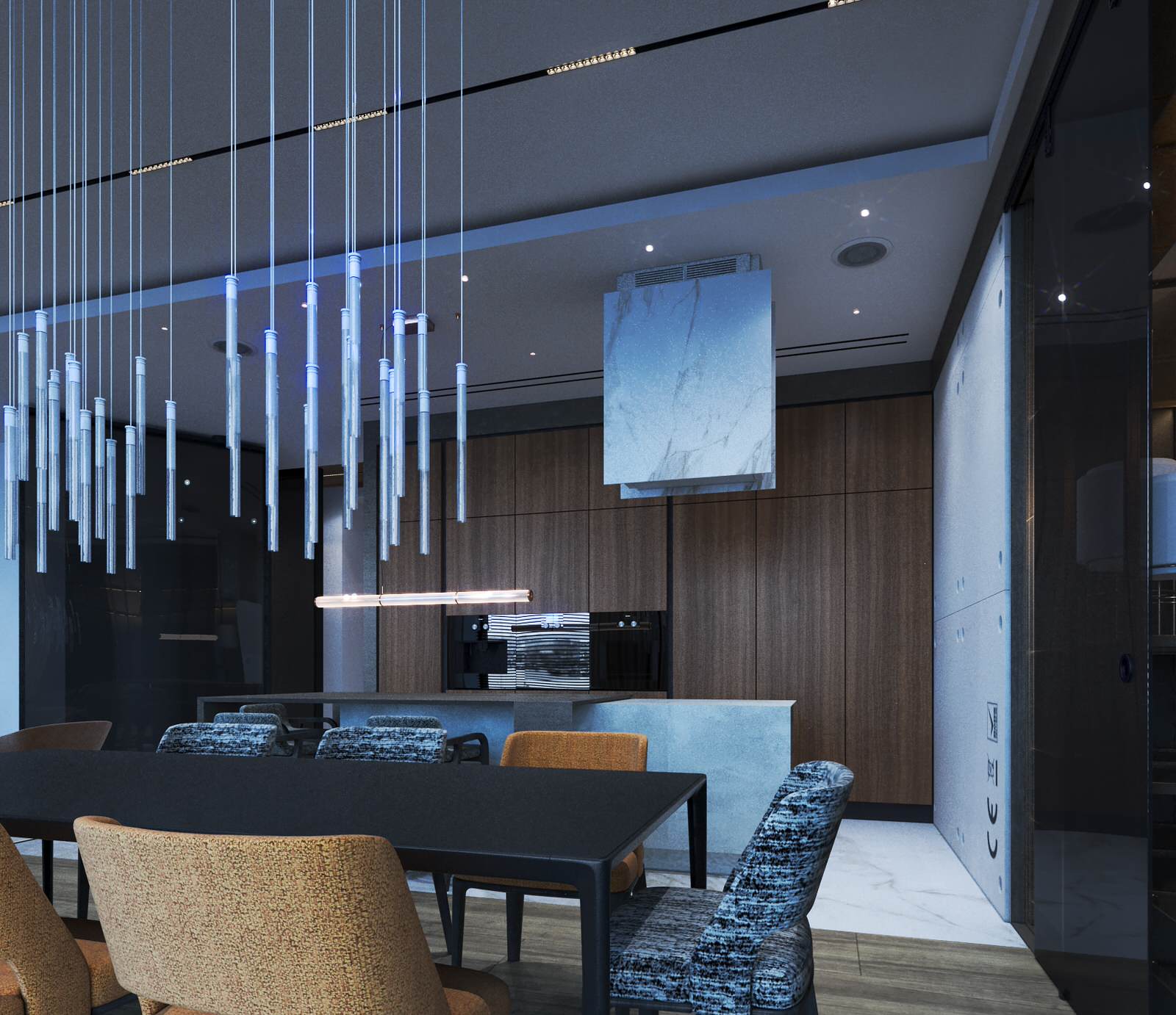 New design project apartment in Vladivostok, residential complex Aquamarine