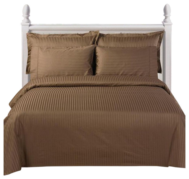 Taupe Solid Deep Pocket Bed Sheet Set 1000 Count Egyptian Cotton Sheet 