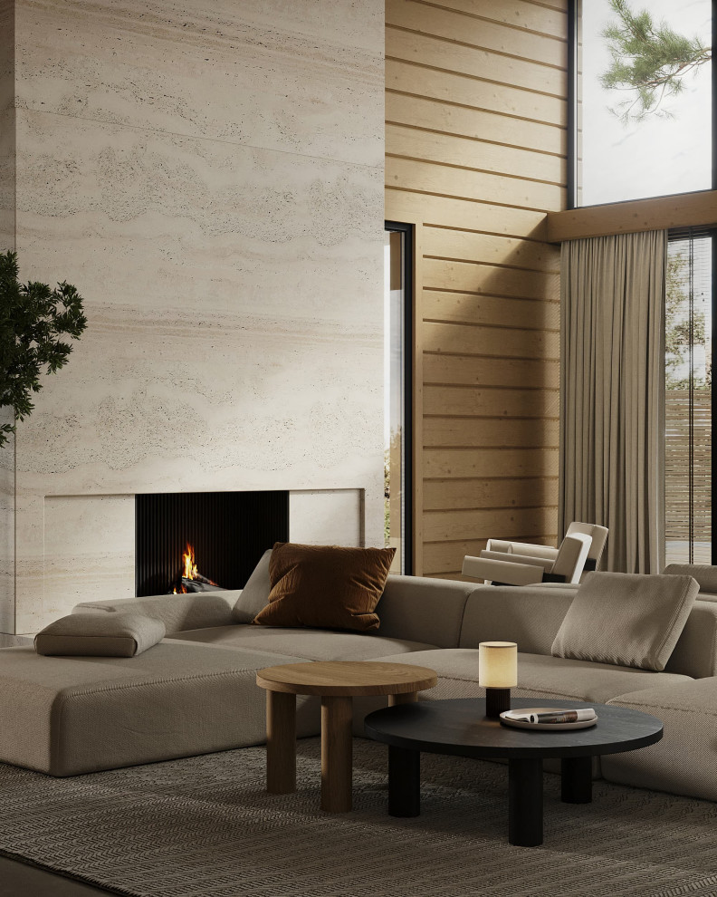 Wooden House in minimalism