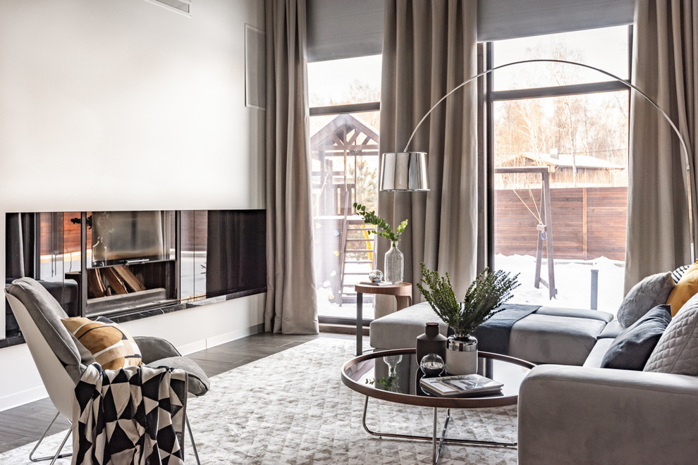 Дом среди берёз