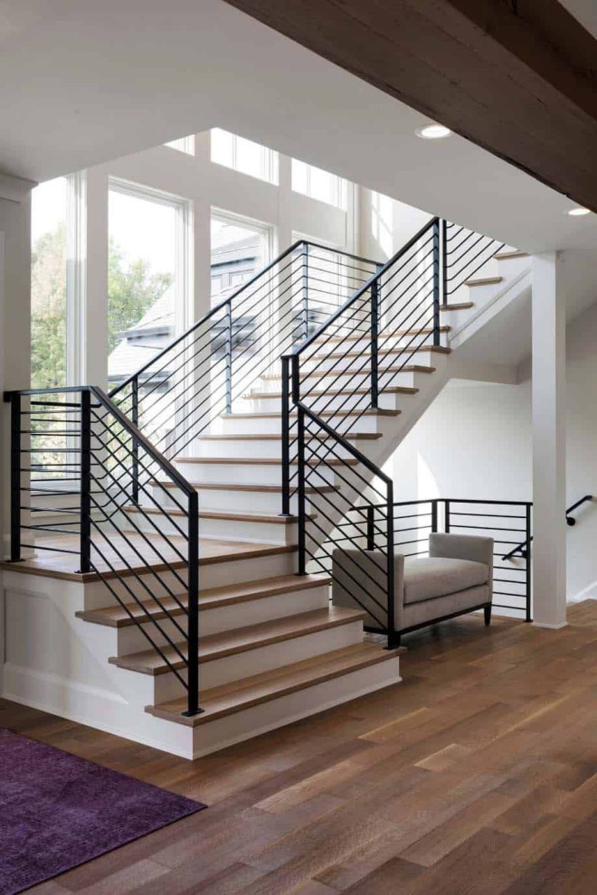 Photo of a modern staircase in Seattle.