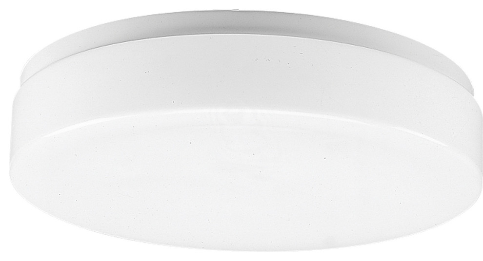1Light CloseToCeiling, White, 1 Contemporary Flushmount Ceiling