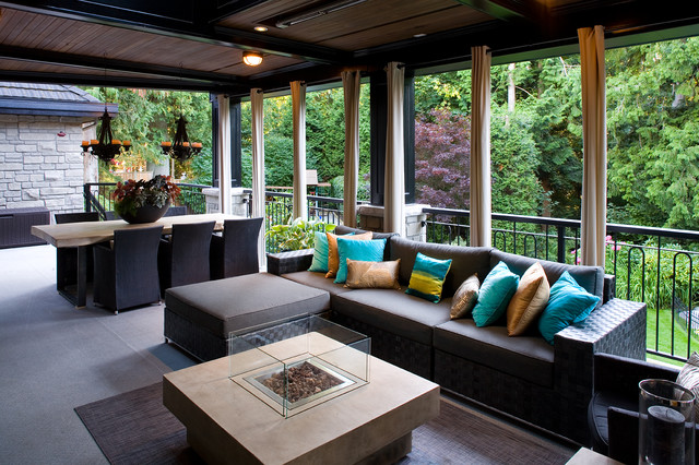 Transitional Porch klassisch-modern-veranda