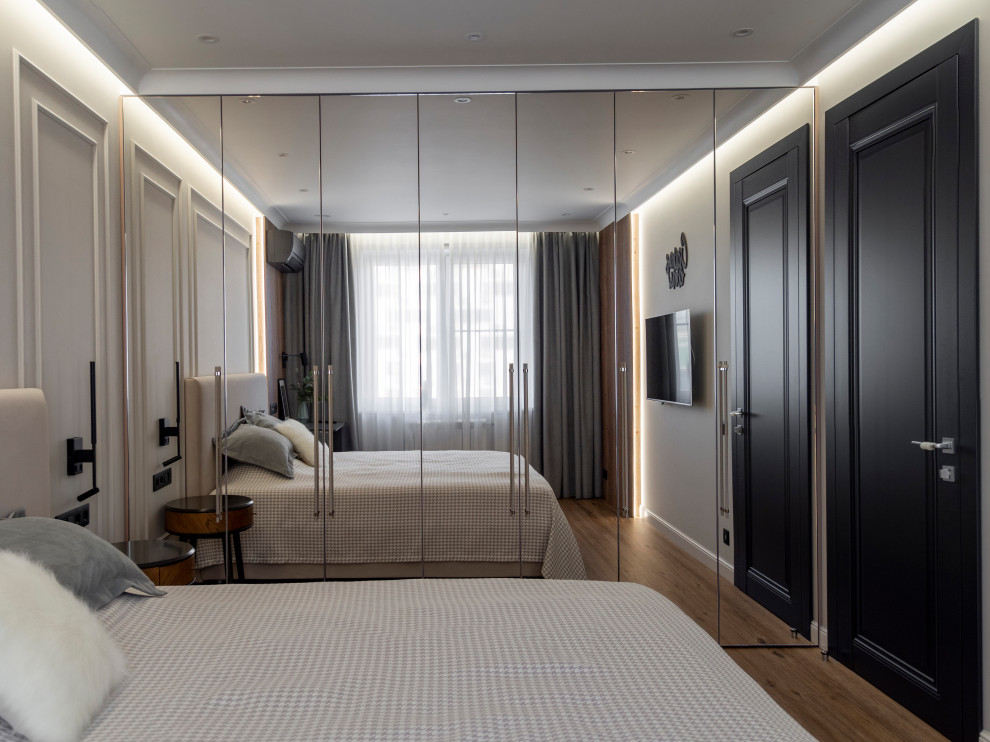 Спальная для молодой пары в ЖК Лучи