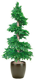 Artificial Outdoor Cedar Spiral Tree