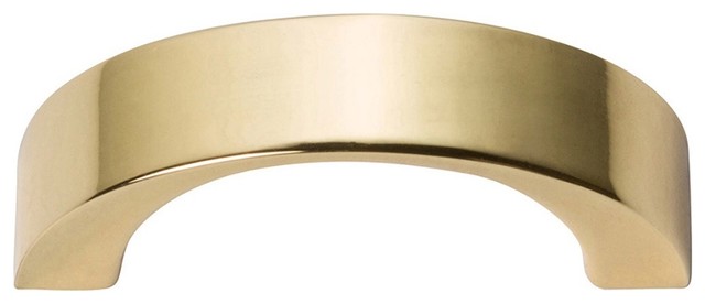 Tableau Curved Handle 1 7/16" CTC, French Gold