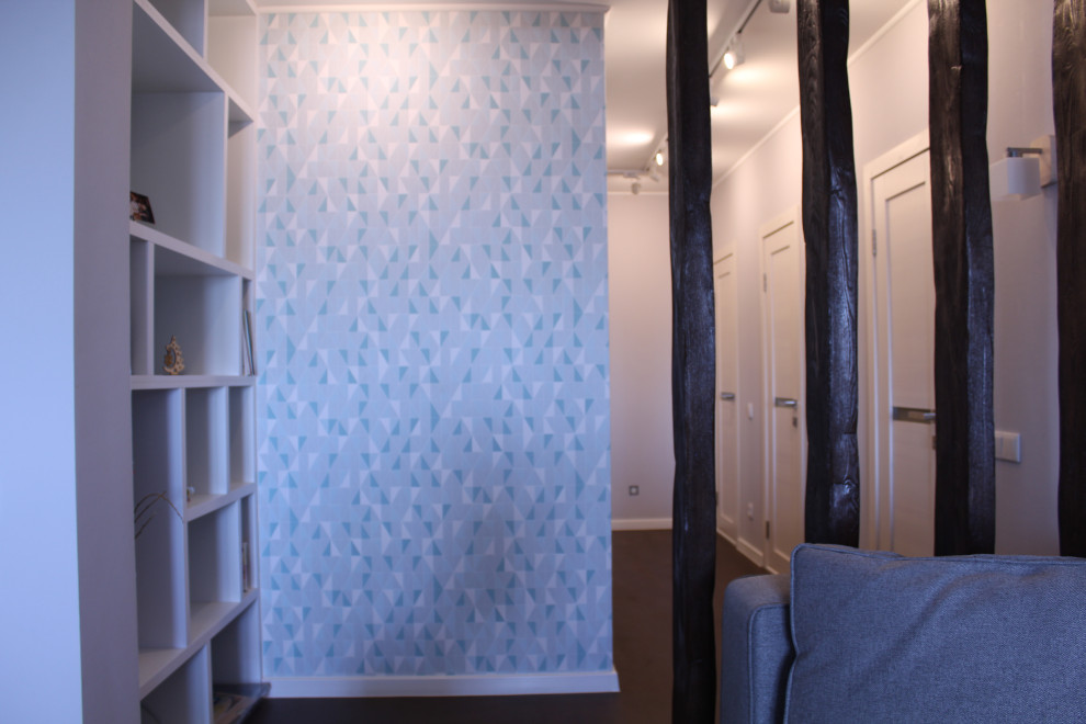 Современная квартира с аутентичными элементами.