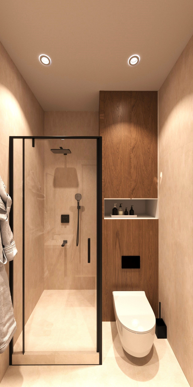 Семейная гармония: тёплый интерьер с яркими акцентами