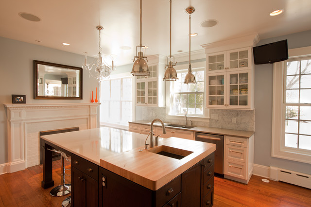 Transitional Glam Kitchen classico-cucina