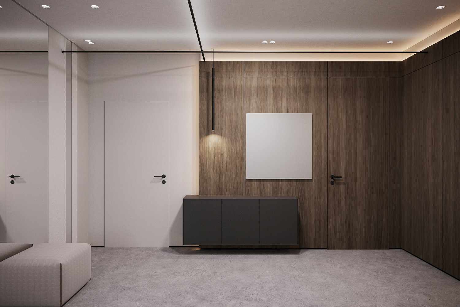 Квартира для семьи, которая любит природу и хоккей