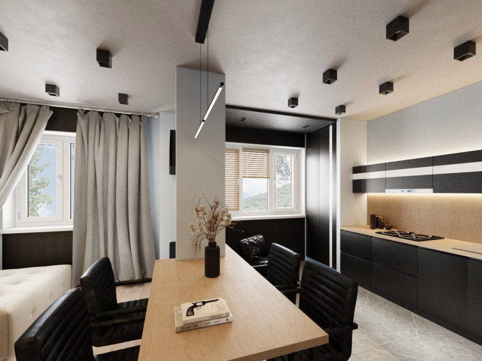 Визуализация небольшой студии.