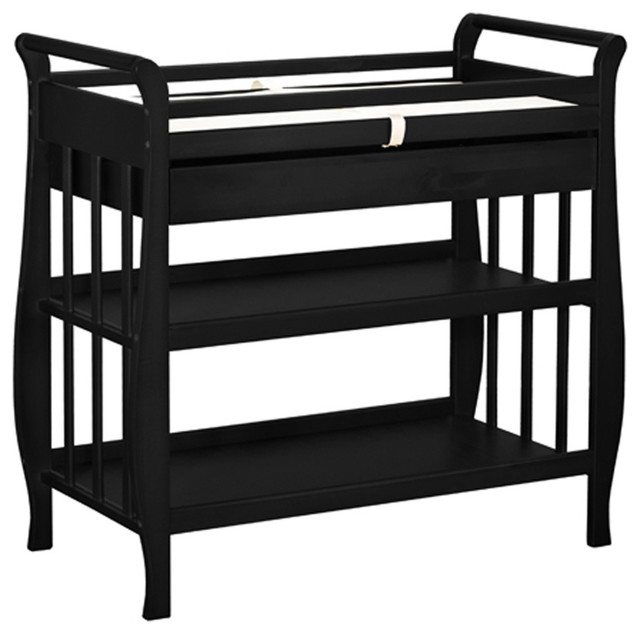 Afg Baby Furniture Athena Nadia Changing Table With Drawer Cherry Afg Baby Nadia Changing Table In Black