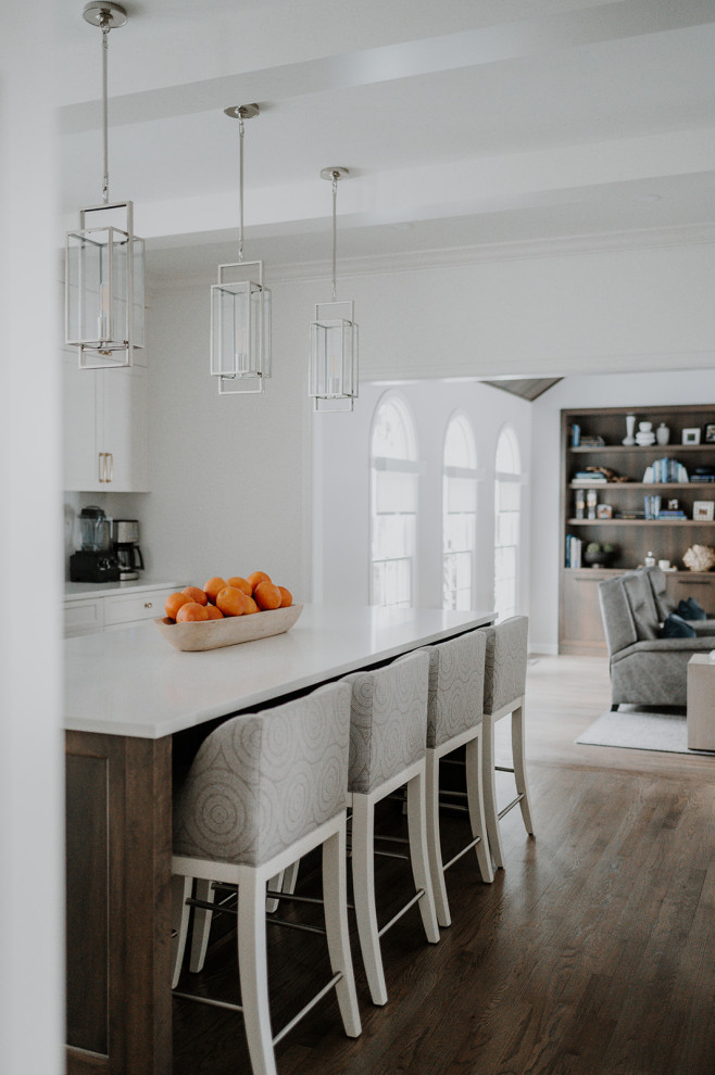 Transitional kitchen photo in Cleveland