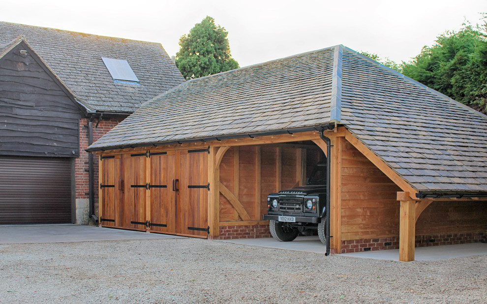 3 bay oak framed Classic outbuilding - Garage - Hampshire - by The ...