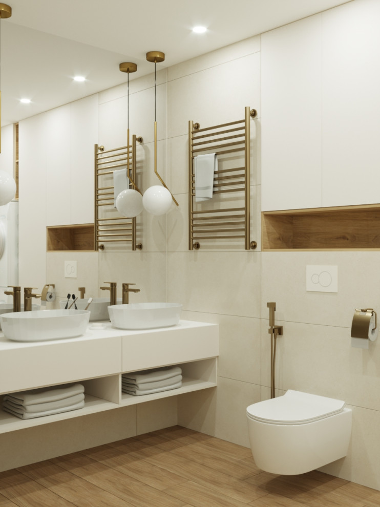 Дизайн проект кухни-гостиной и санузлов в г.Екатеринбург