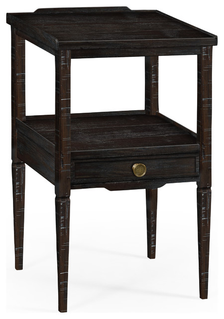 dark wood lamp tables