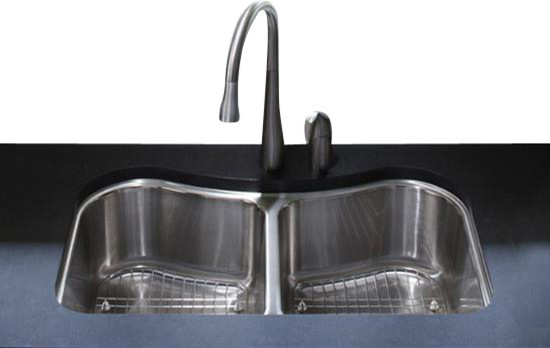 KOHLER K-3899-NA Staccato Undercounter Double-Equal Stainless Steel sink