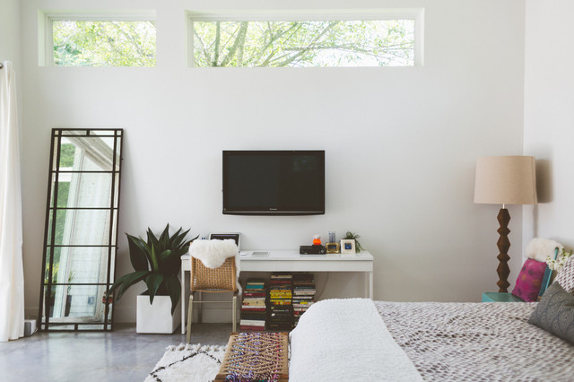 My Houzz Bright And Boho Austin Home Inspired By A Local Hotel Modern Schlafzimmer Austin Von Heather Banks