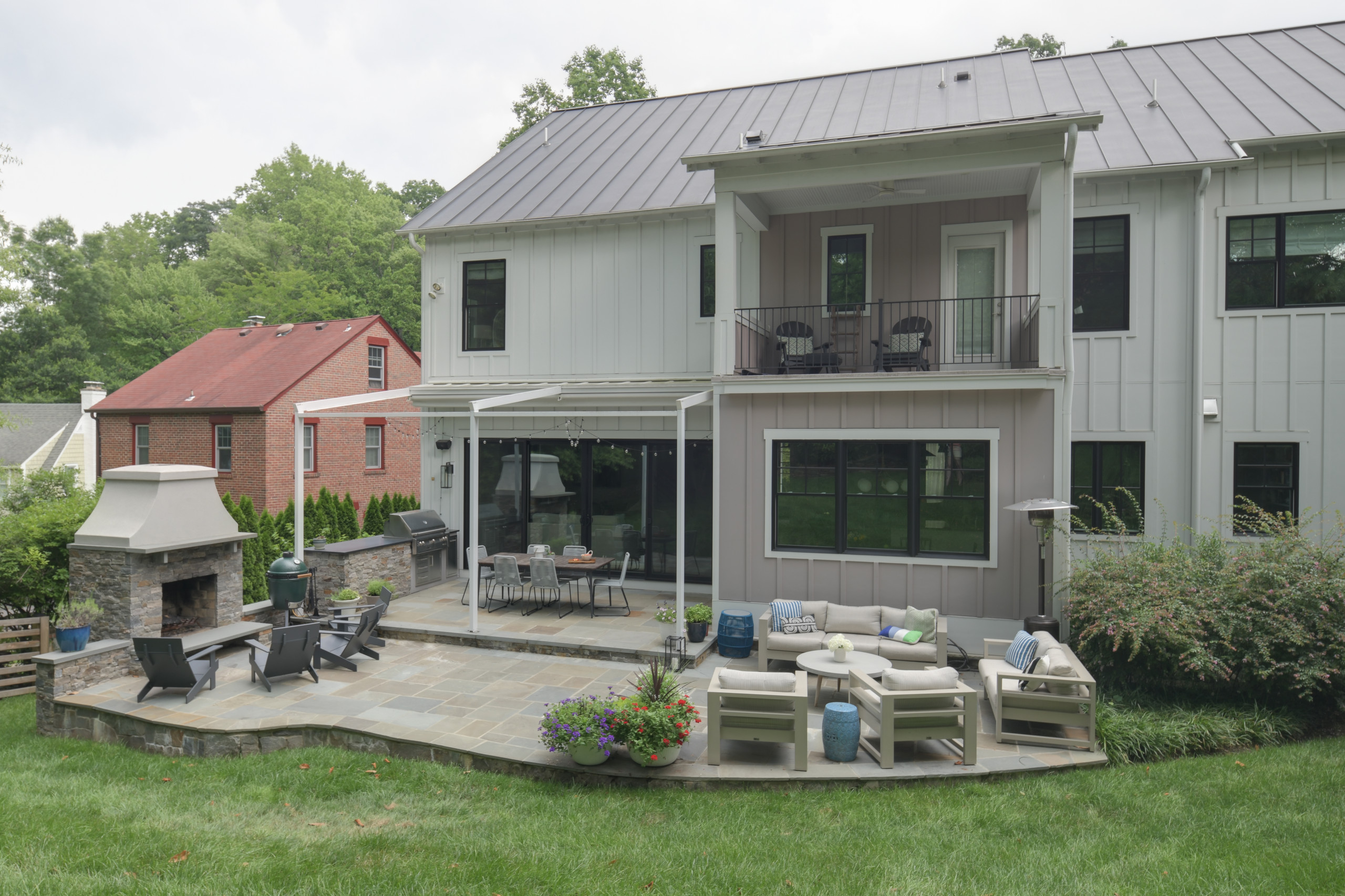 Modern Farmhouse Exterior Patio