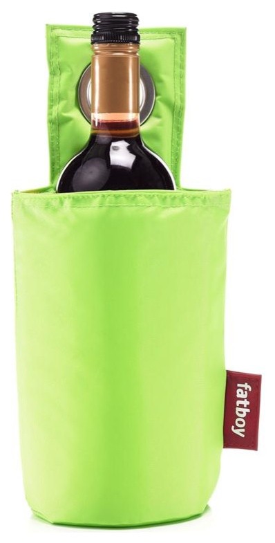 Bottle Chiller Bag in Lime Green