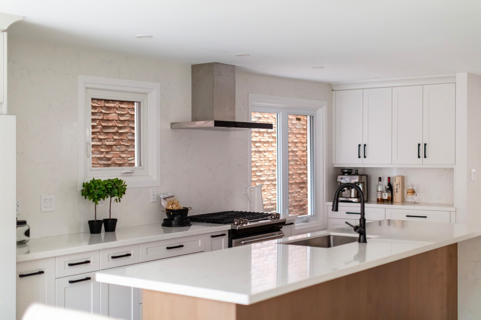 Inspiration for a transitional kitchen remodel in Toronto