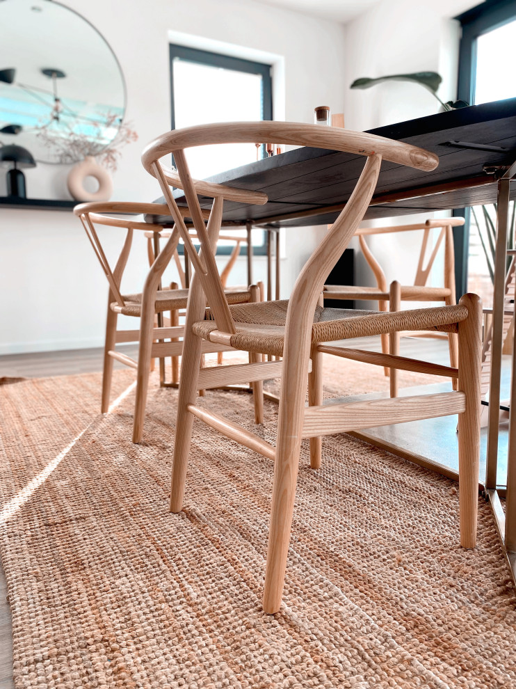 Haus im modernem Boho Style mit natürlichen Materialien