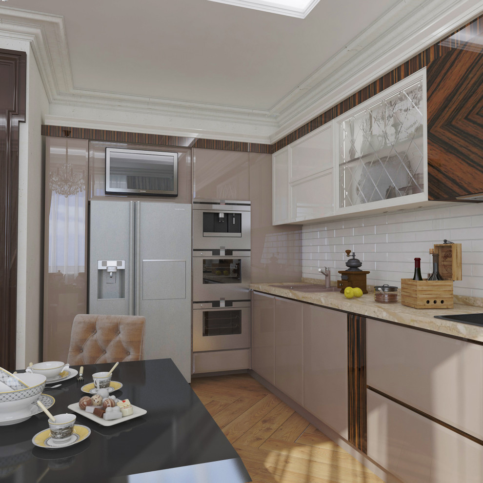 Проект. Интерьер квартиры. Неоклассика (180 кв м)