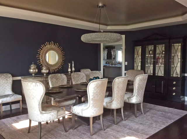 Formal Dining Room, Ethan Allen, Sparta NJ nyklassisk-matplats