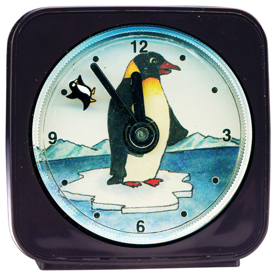 Penguin Alarm Clock Eclectic Alarm Clocks Other by Paper