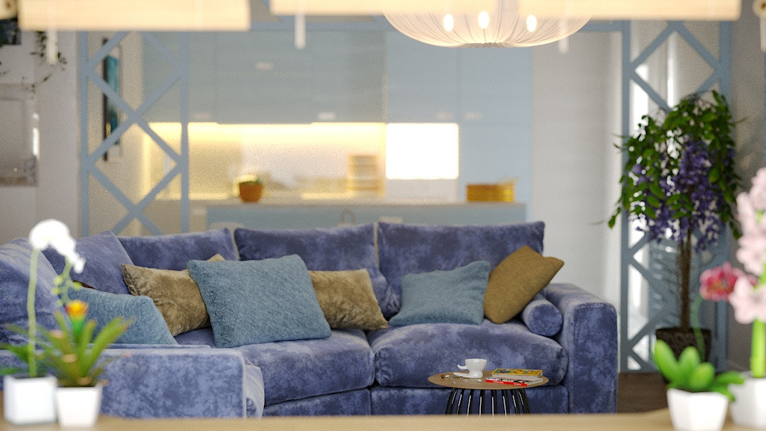 Гостиная в таунхаусе