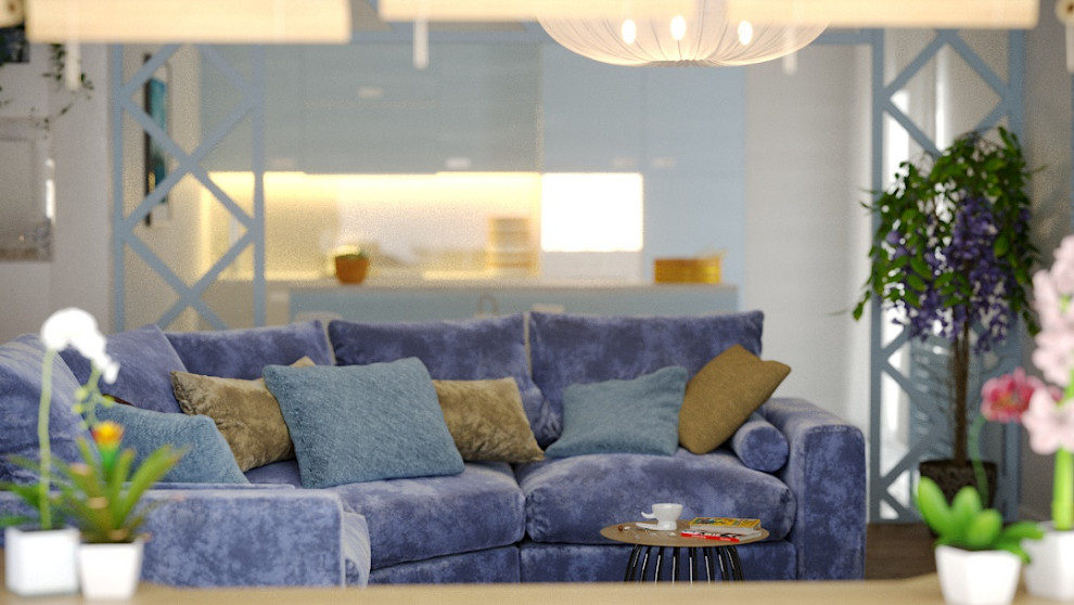 Гостиная в таунхаусе