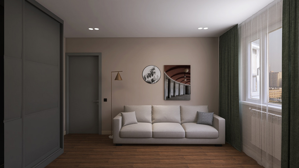 Дизайн-проект трехкомнатной квартиры типа П44Т с перепланировкой