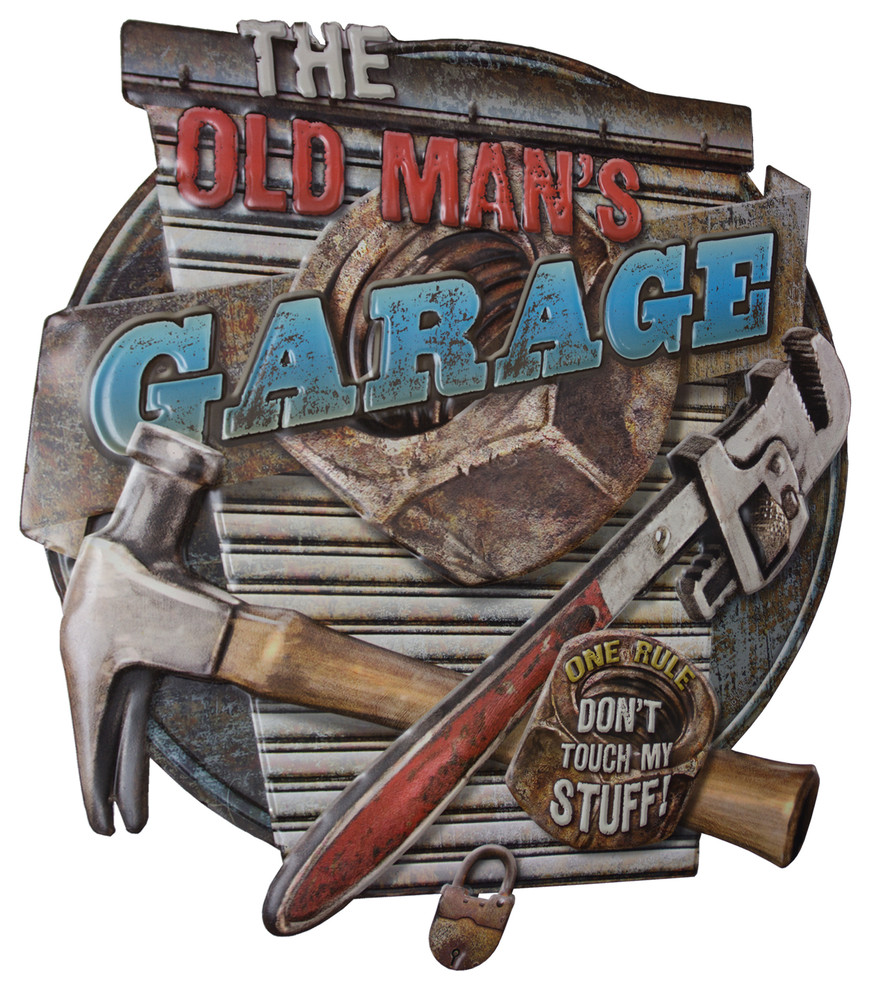 Metal Street Sign Shade Tree Mechanic Car Truck Man Cave Garage Decor 3"x18" 