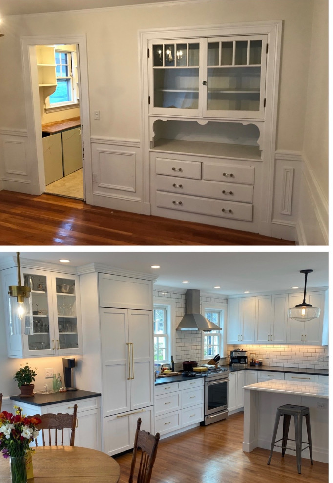 Kitchen - transitional kitchen idea in Boston