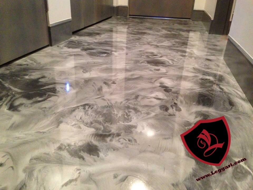 Leggari 2017 Parade Of Homes Metallic Epoxy Floor Seattle By Parade Of Homes Metallic Epoxy Floor