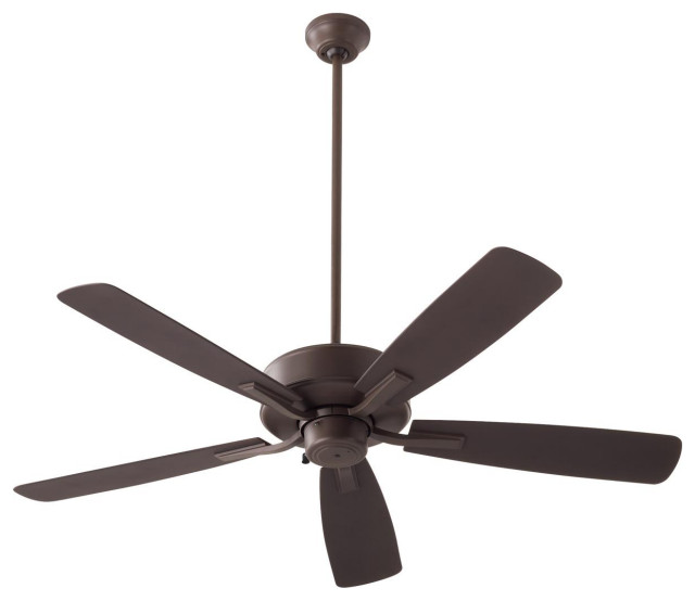 Ovation Patio 52 in. Outdoor Fan, Oiled Bronze Transitional Ceiling