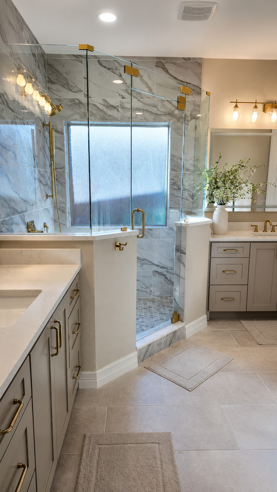 McKinney TX - Tub to Walk-in Shower Conversion