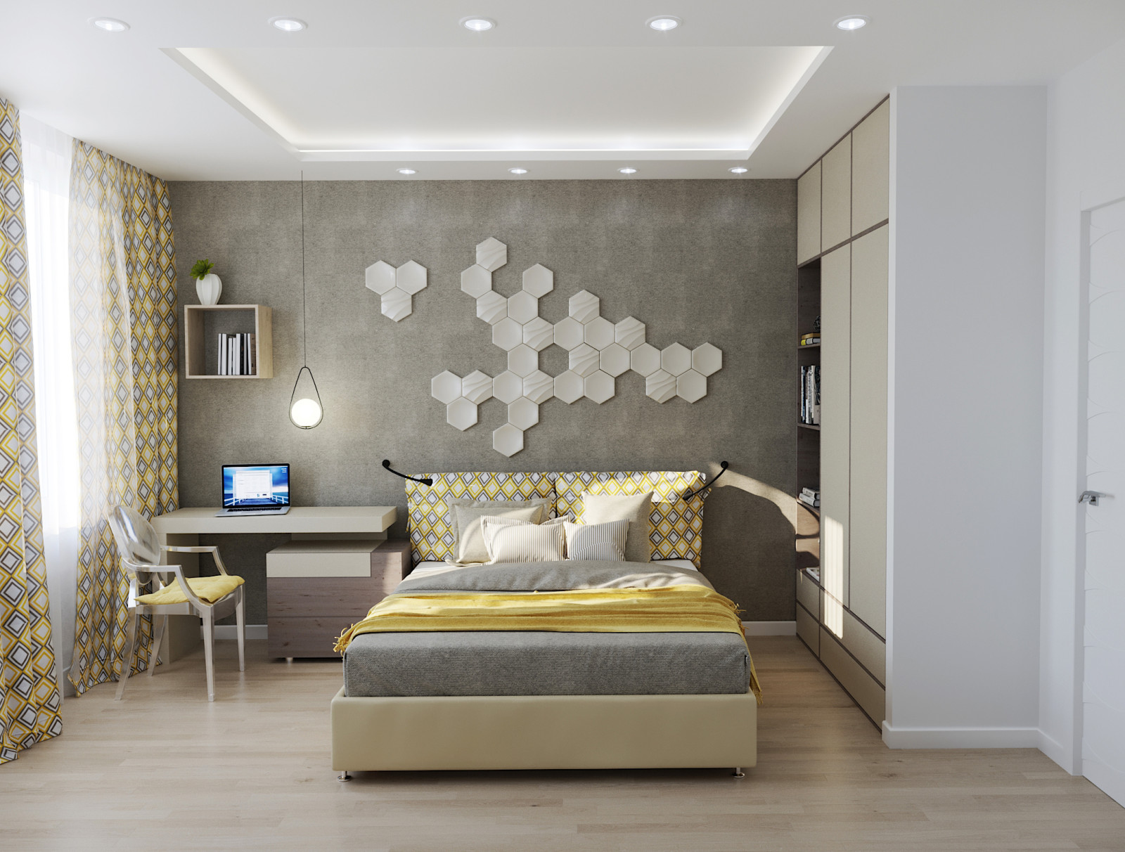 Стильная спальня для современной девушки