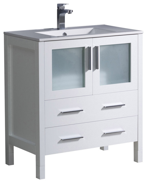 Torino 30" Bathroom Cabinet - Contemporary - Bathroom Vanities And Sink ...